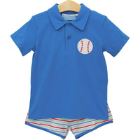 PLAY BALL POLO SHORT SET
