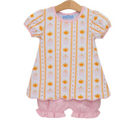 Pumpkin Patch Scalloped Bloomer Set