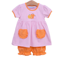 TROTTER STREET PUMPKIN PATCH BLOOMER SET