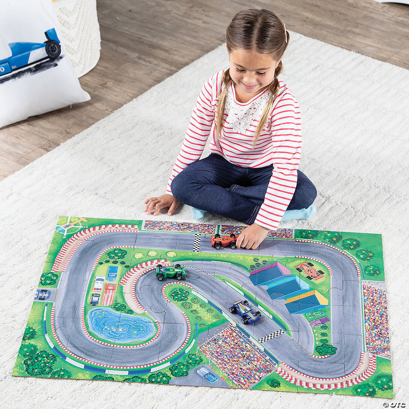 PUZZLE AND PLAY RACECAR