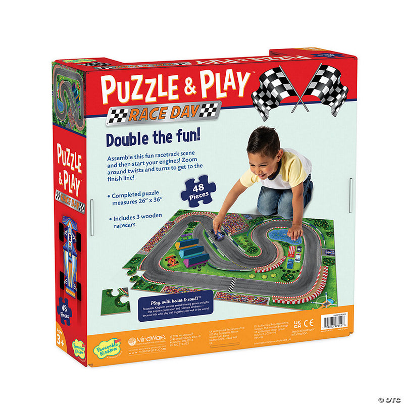 PUZZLE AND PLAY RACECAR