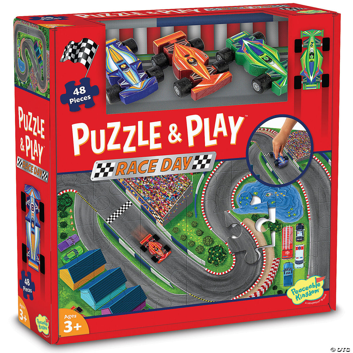 PUZZLE AND PLAY RACECAR