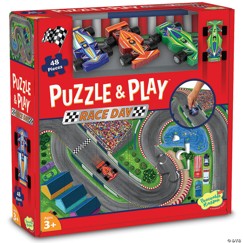 PUZZLE AND PLAY RACECAR