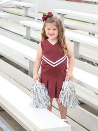 Cheer Uniform Dress Maroon