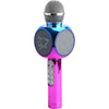 SING ALONG METALLIC KARAOKE BLUETOOTH MICROPHONE WITH LED LIGHTS
