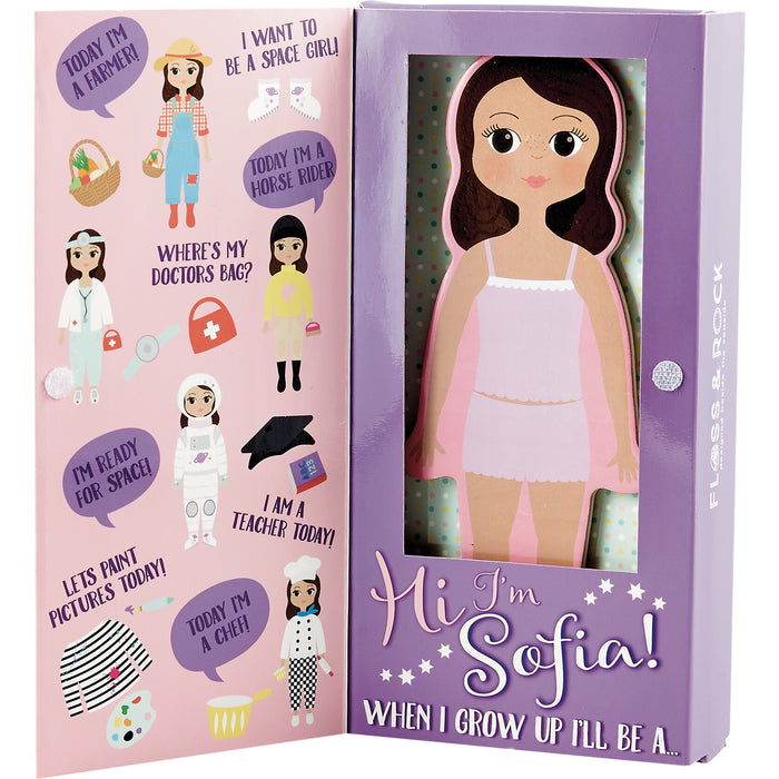 FLOSS & ROCK SOPHIA MAGNETIC DRESS UP CHARACTER