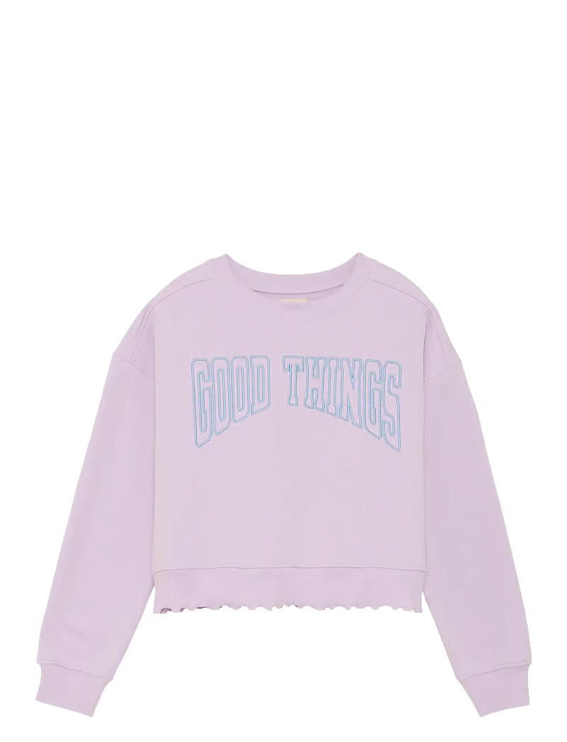 BIG THINGS SWEATSHIRT LAVENDER FROST