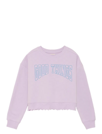 BIG THINGS SWEATSHIRT LAVENDER FROST