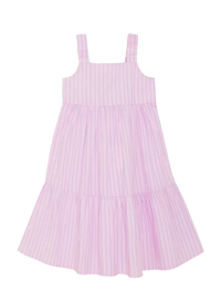 POPLIN DRESS ROSE PINK