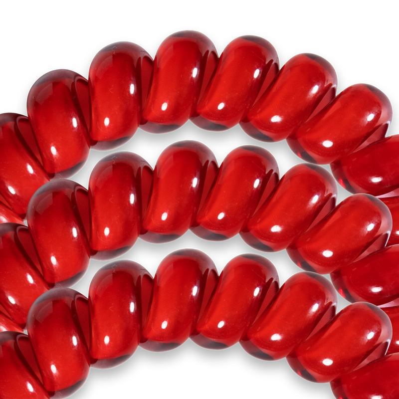 TELETIES SCARLET RED SMALL HAIR TIES