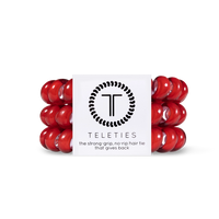 TELETIES SCARLET RED SMALL HAIR TIES