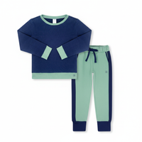 Rivers Jogger Set - Navy & Mint