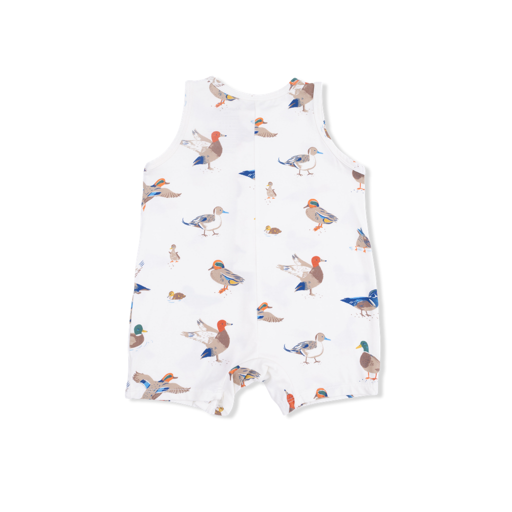 DUCKS SLEEVELESS SHORTIE ROMPER