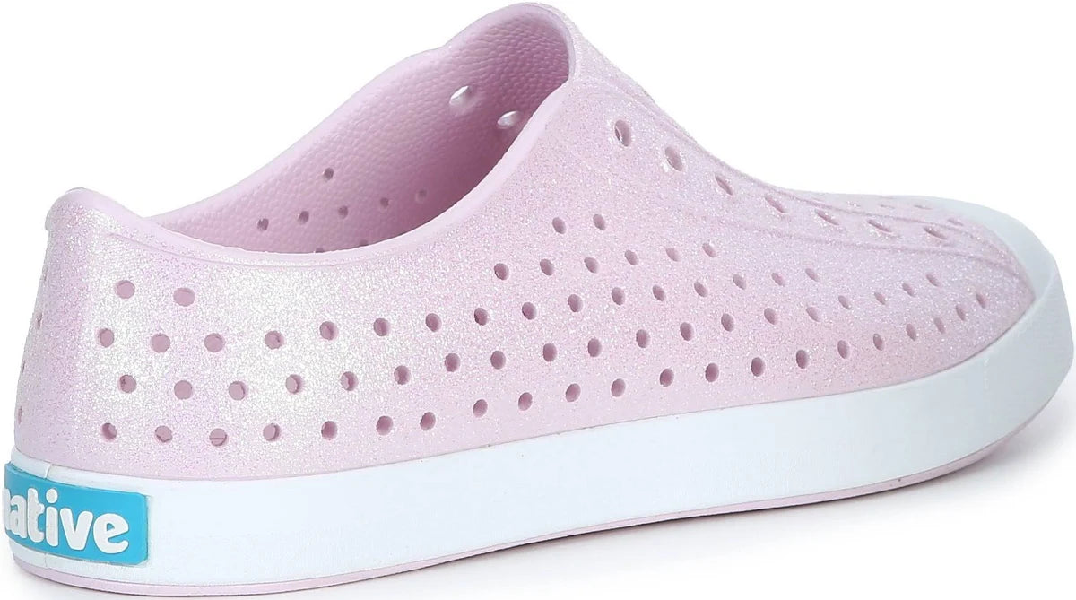 Native Jefferson Bio-Bling Barely Pink Bling/Shell White