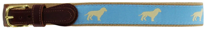 BELT GOLDEN DOG LIGHT BLUE