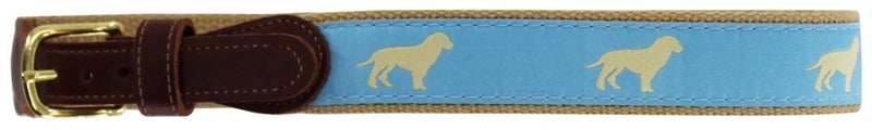 Belt Golden Dog Light Blue