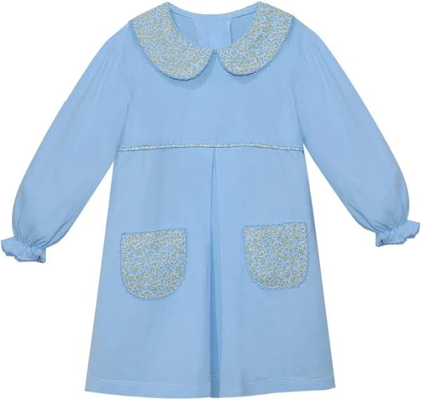 REMEMBER NGUYEN BLUE SYDENEY DRESS