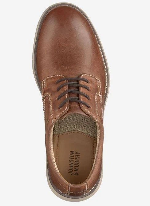 BK HOLDEN PLAIN TOE SHOE BROWN OIL FULL GRAIN