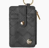 WOVEN KEYCHAIN WALLET BLACK