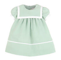 SOPHIE & LUCAS POPLIN CLASSIC DRESS GREEN