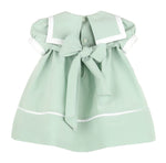 SOPHIE & LUCAS POPLIN CLASSIC DRESS GREEN