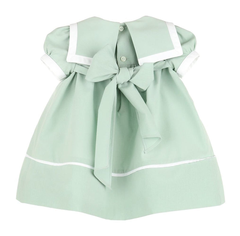 SOPHIE & LUCAS POPLIN CLASSIC DRESS GREEN