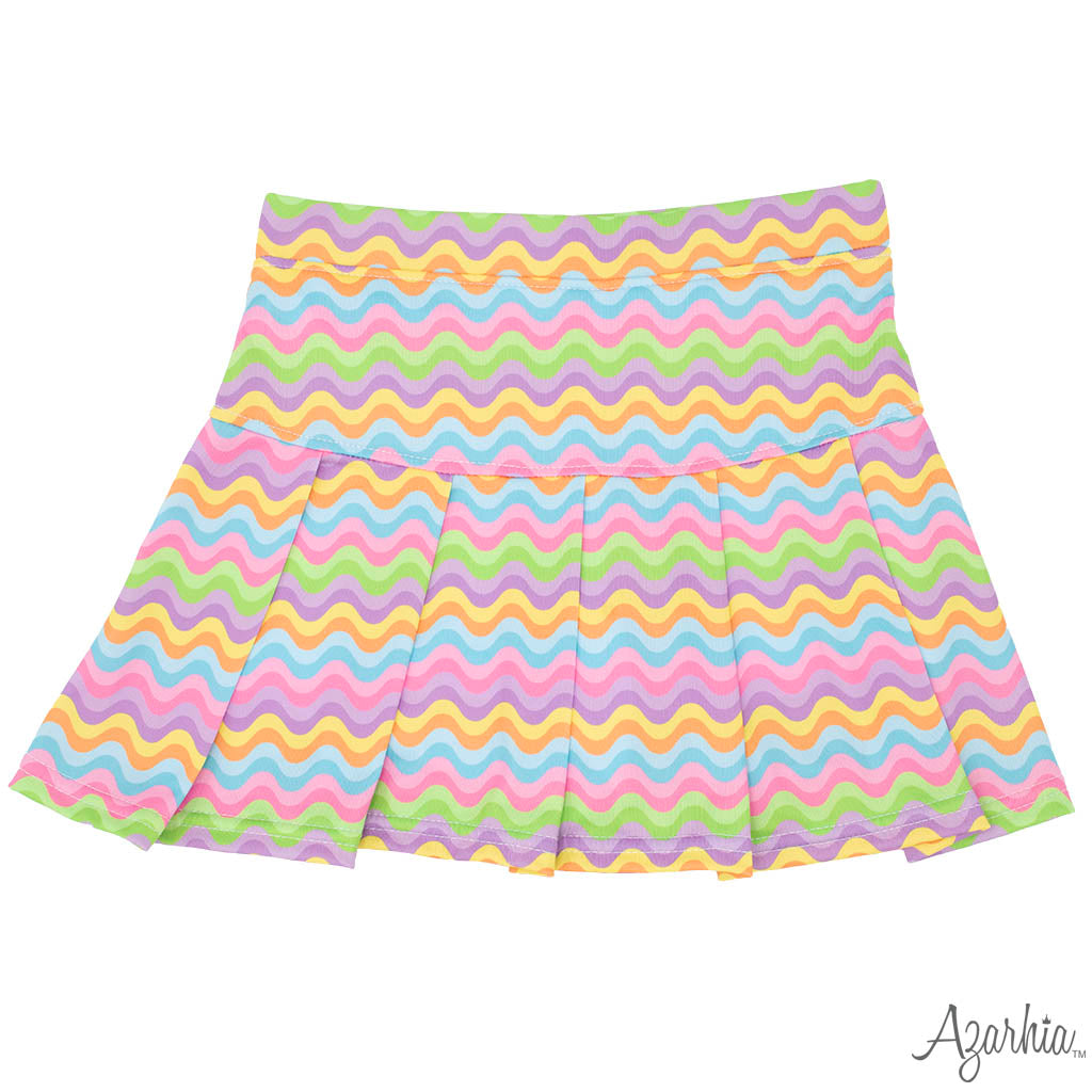 AZARHIA TENNIS SKORT SPRING WAVES