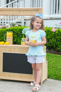 SQUEEZE THE DAY GIRLS SHORT SET