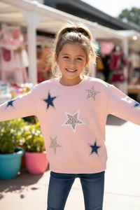 Star Appliqué Sweatshirt - Lifestyle Updated