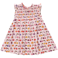 PINK CHICKEN GIRLS STEVIE DRESS CLOUD PINK CHERRY