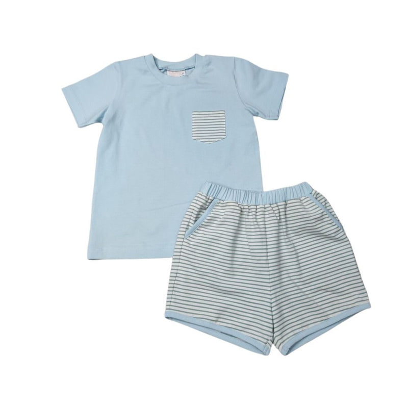 WHIMSEY BAY KIDS STINSON STRIPE SHORT SET