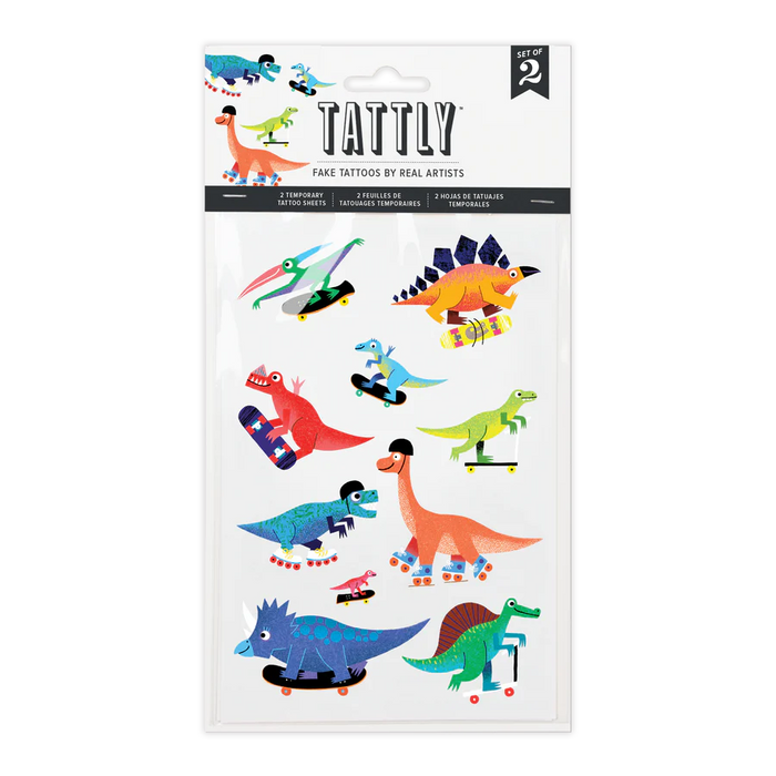 TATTLY DINO DERBY SHEET TATTOO