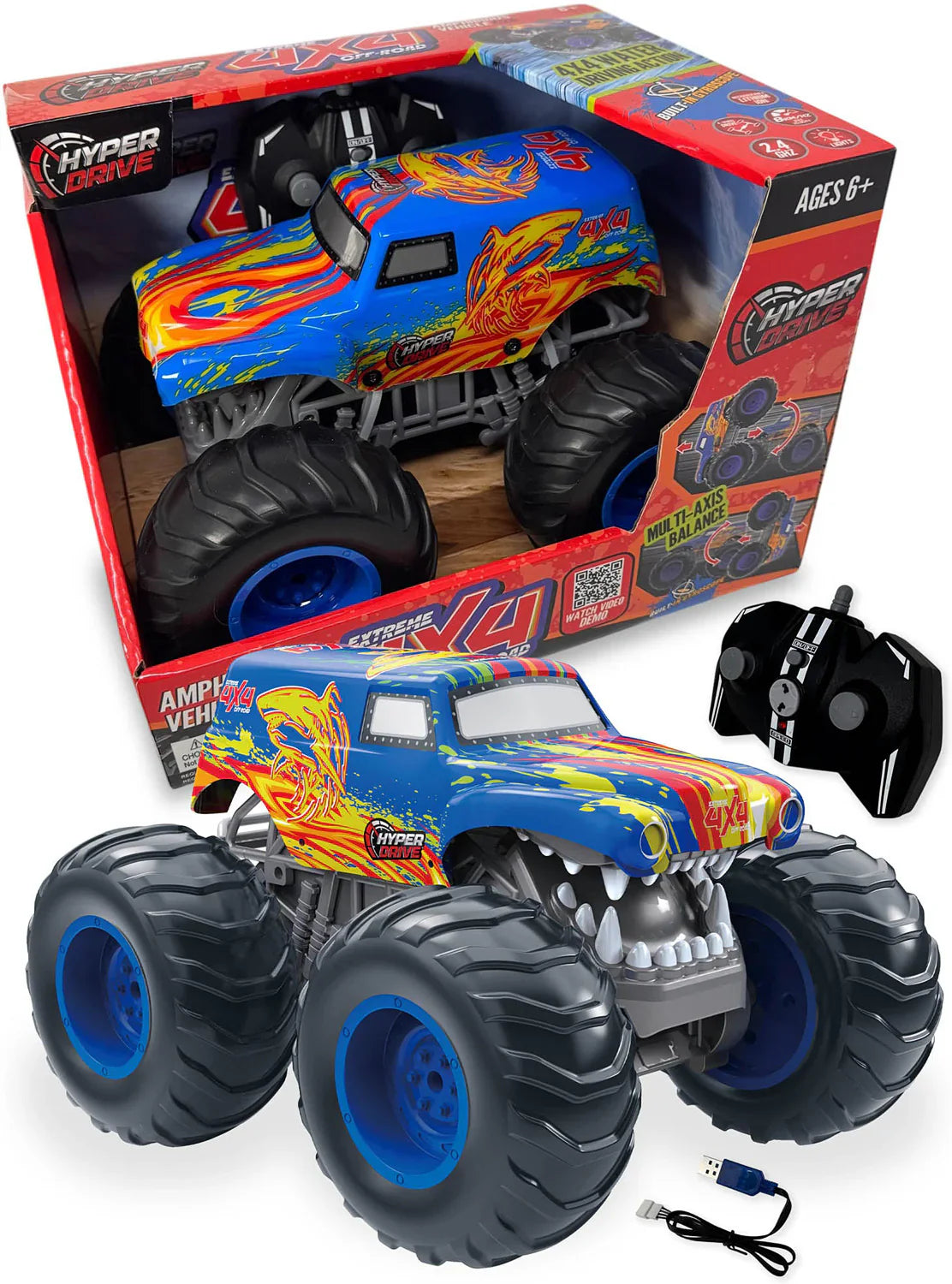 Hyper Drive Monster 4X4 Amphibious Vehicle Rc