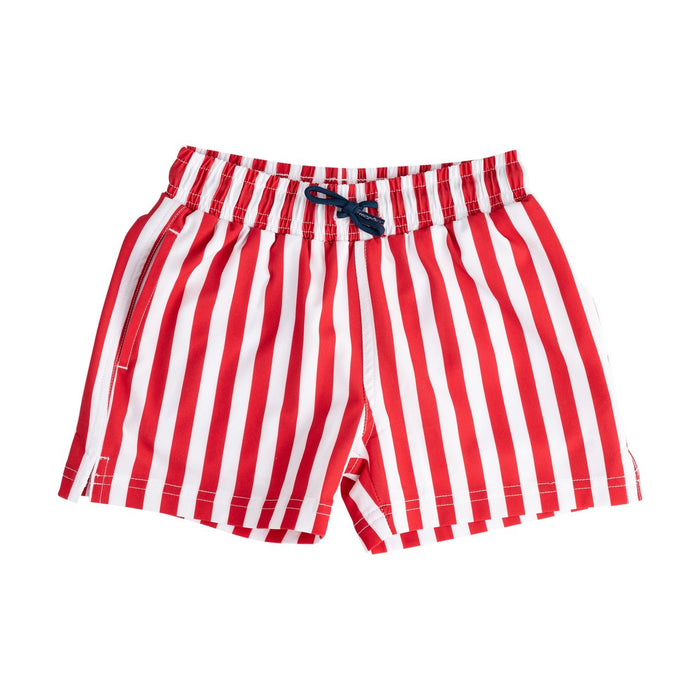 BOOGIE BOARD SHORTS RED STRIPE