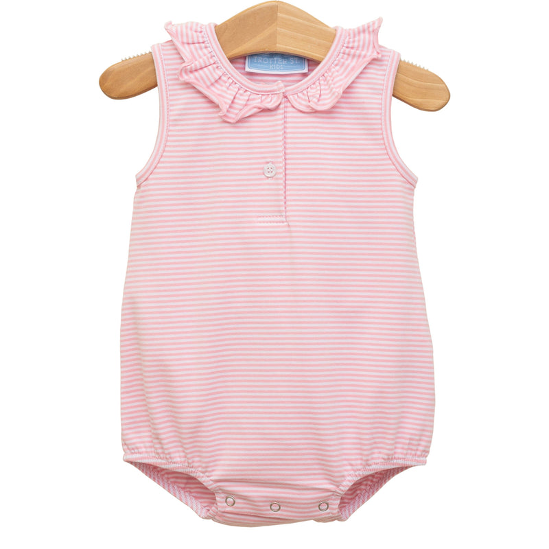 TROTTER STREET NORA BUBBLE LIGHT PINK STRIPE