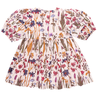 PINK CHICKEN BROOKE DRESS AUTUMN FLOWERS