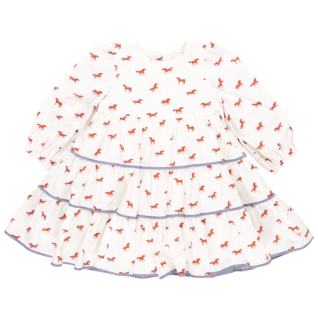 PINK CHICKEN JULIA DRESS TINY HORSES