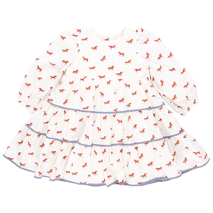 PINK CHICKEN JULIA DRESS TINY HORSES