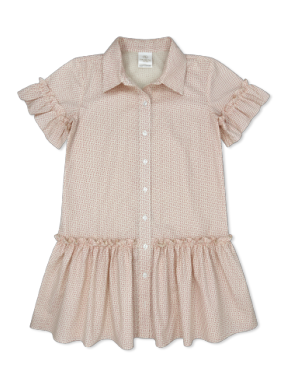 SET PROPER DARCY DROPWAIST DRESS DANBURY DOT