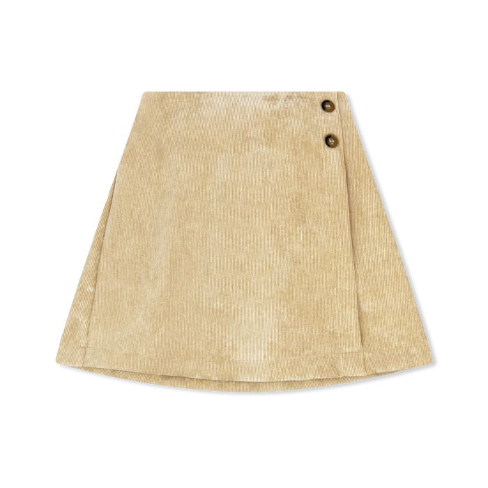 SET PROPER JULIA SKIRT ALEXANDRIA KHAKI CORD