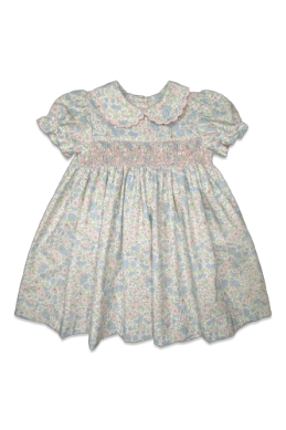 SMOCKED DAY DRESS LYNWOOD FLORAL