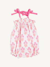 TBBC ROSEY ROMPER BRIDGETOWN HARBOUR HAND BLOCK