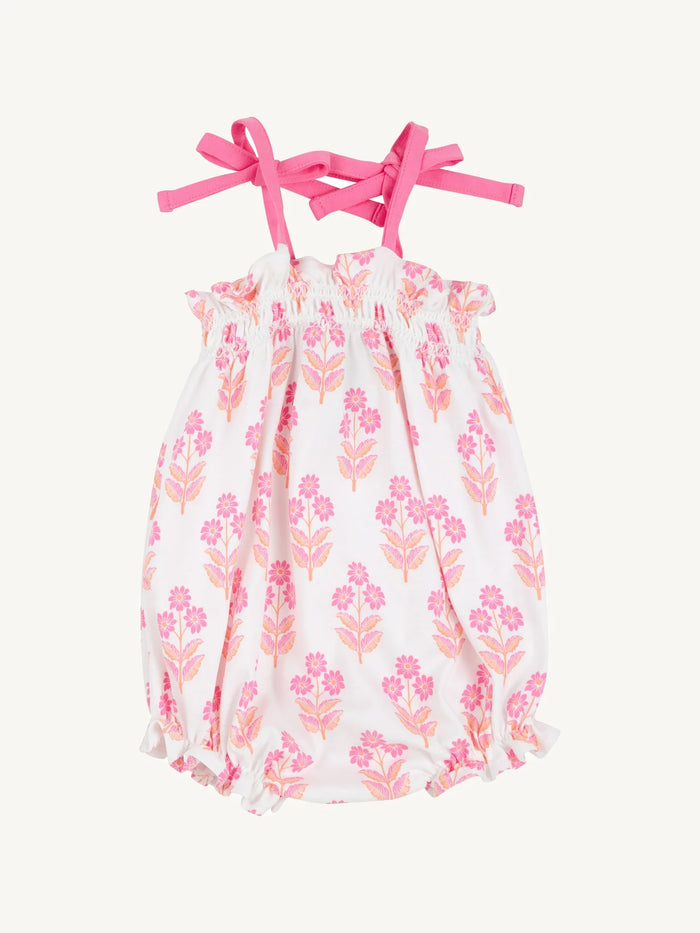 TBBC ROSEY ROMPER BRIDGETOWN HARBOUR HAND BLOCK