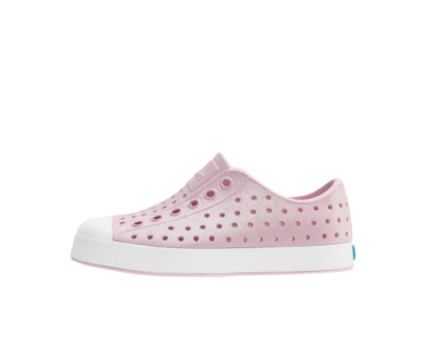 NATIVE JEFFERSON BIO-BLING BARELY PINK BLING/SHELL WHITE