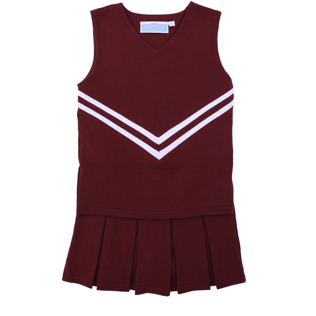 Cheer Uniform Set Maroon
