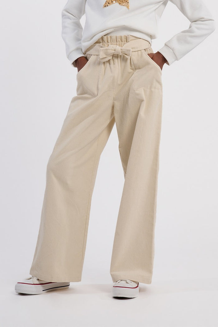 MOLLY BRACKEN VELVET PAPER BAG PANTS