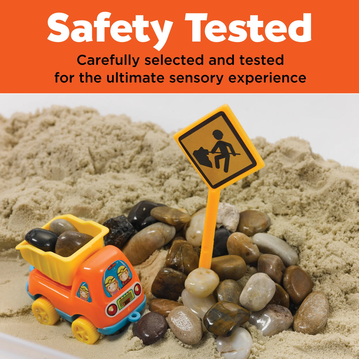 SENSORY BIN CONSTRUCTION ZONE