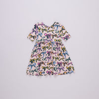 PINK CHICKEN GIRLS BAMBOO STEPH DRESS MULTI BOWS