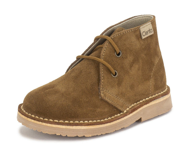 CIENTA 1050065.21 TAN SUEDE LACE UP BOOT