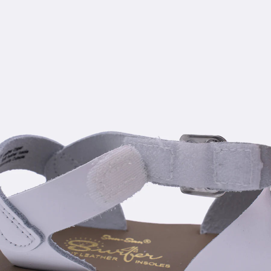 SUNSAN SURFER H&L WHITE (VELCRO)